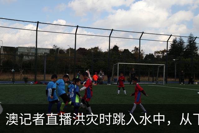 澳记者直播洪灾时跳入水中，从下沉卡车里救出司机